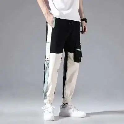 Classic Design Multi Flap Pockets Cargo Pants – Men's Loose Fit, Drawstring Harem, Oversized Jogger Pants for Men and Women