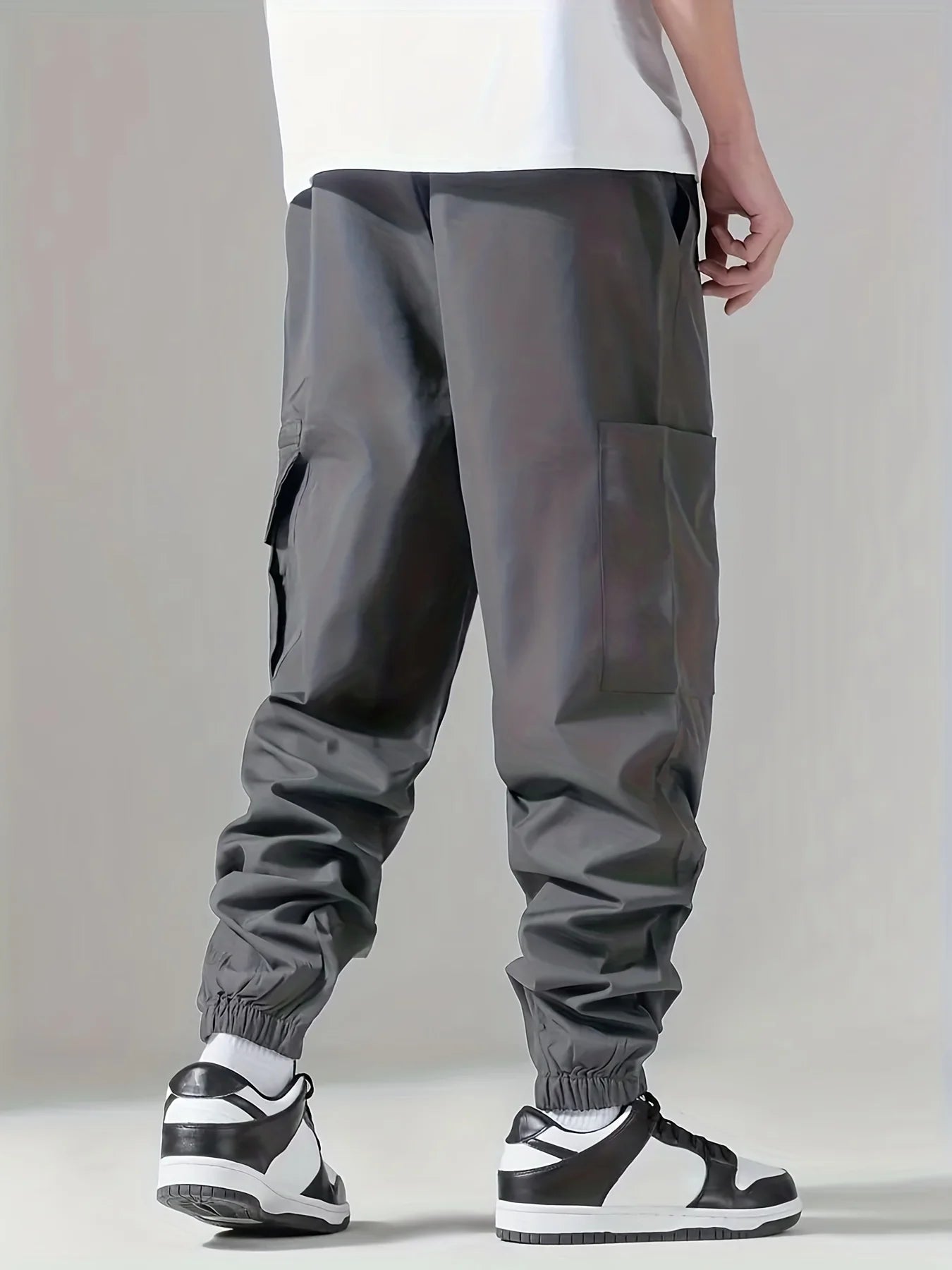 Men's Cargo Pants – Thin, Comfortable and Breathable, Outdoor Casual Wear, Suitable for Running and Cycling, Multi-Pocket Style