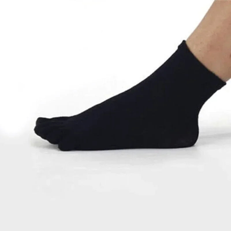 Men's and Women's Five Toe Socks – Ideal for Barefoot Running Shoes, Sports, 5 Finger Toe Design