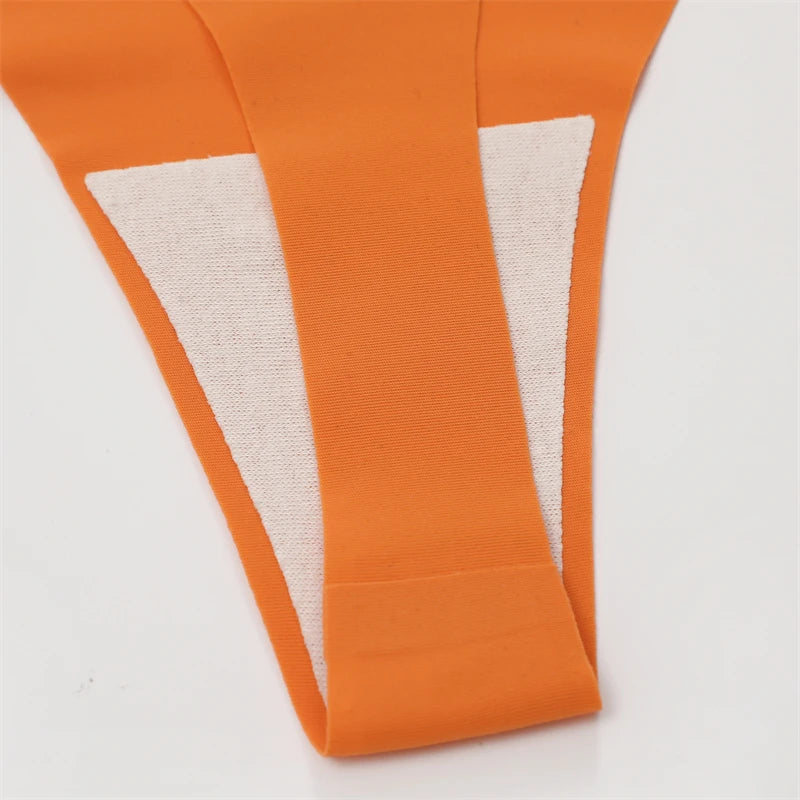 3PCS Women Ice Silk Seamless Thongs – Sexy V-Waist, Low Rise, Sporty, Breathable, 10 Solid Colors