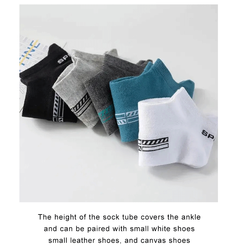10 Pairs Men's Socks – High Quality, Women's Low Cut Round Neck, Ankle Socks, Sports Mesh, Breathable, Summer Autumn Boat Socks
