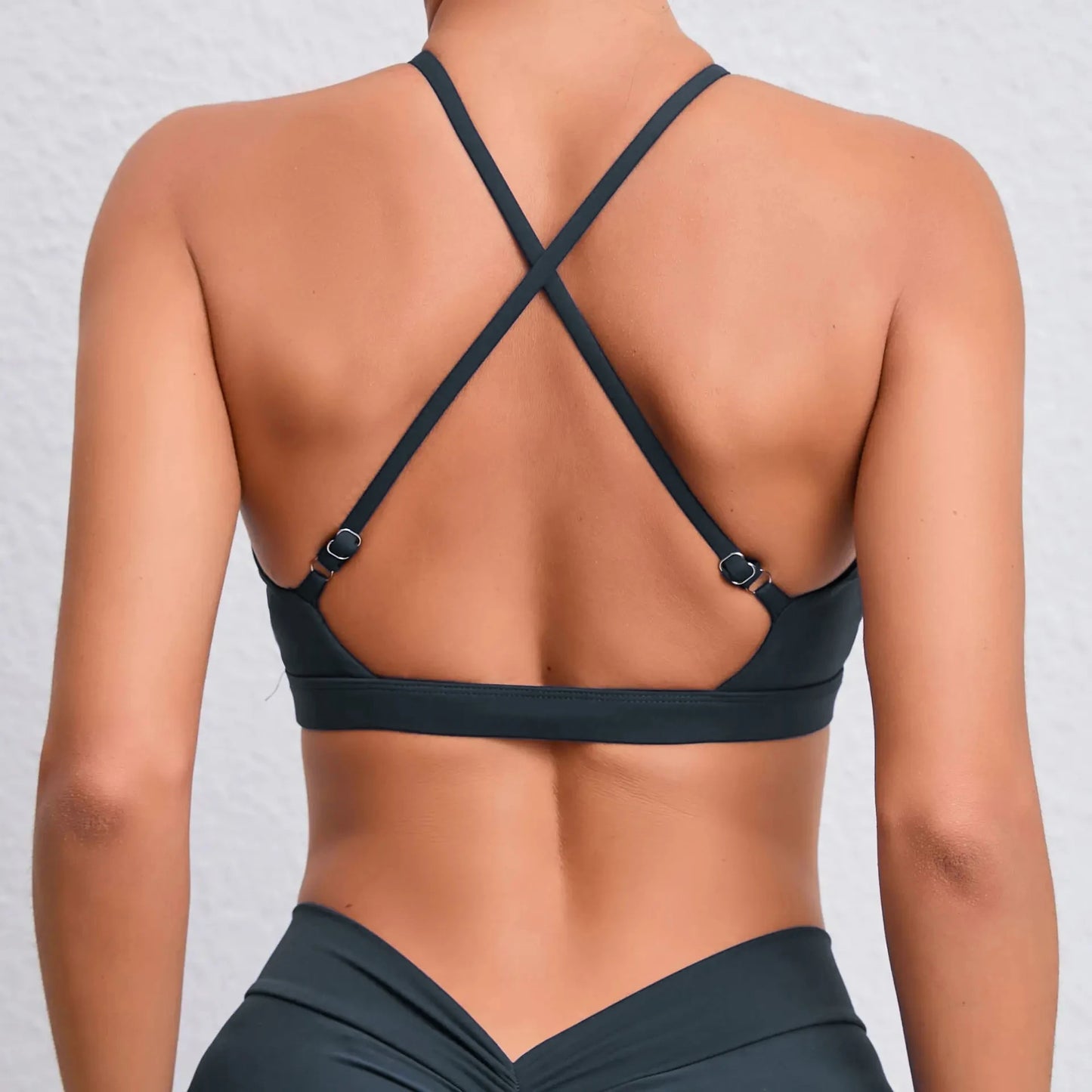 Gym Top – Women's Training Yoga Clothes, Stretch Sports Underwear, Fitness Workout Cross Yoga Bra, Sexy Sports Bra