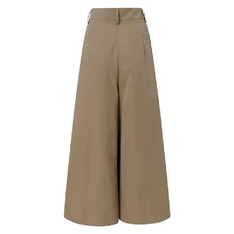 Wide-Leg Palazzo Pants for Women – Summer, Printed, Cropped, Linen, Comfy, Baggy Trousers, Vêtements Femme