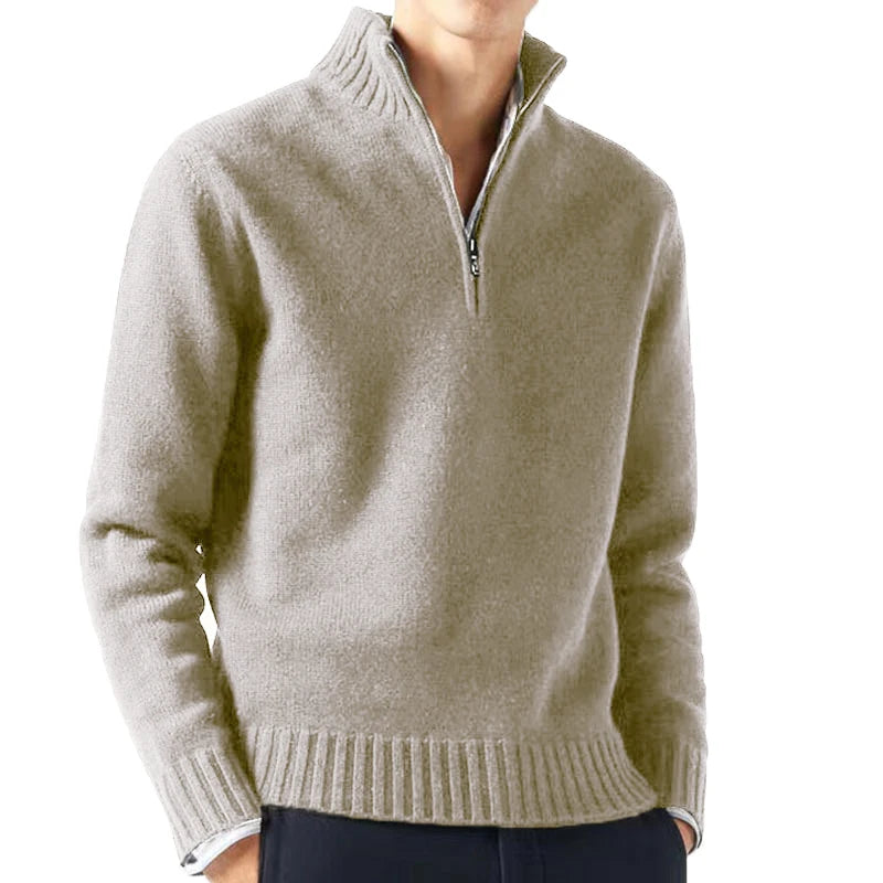 Men Turtlenecks Sweaters – Knitwear Pullovers Solid Color Long Sleeved Sweater Male Casual Daily Warm Coats