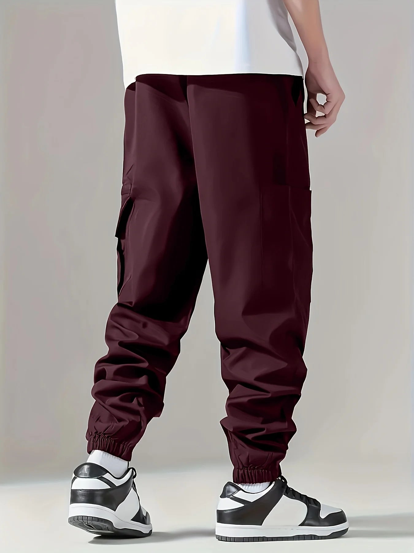 Men's Cargo Pants – Thin, Comfortable and Breathable, Outdoor Casual Wear, Suitable for Running and Cycling, Multi-Pocket Style