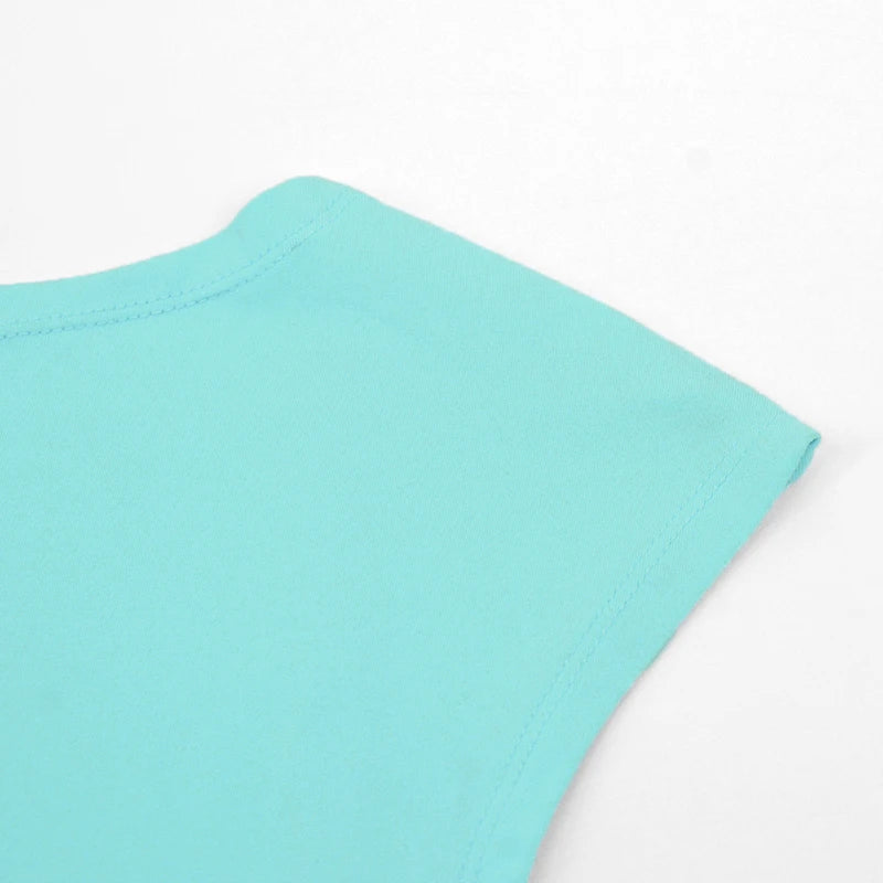 Sexy Backless T-Shirt – Short Sleeve, Solid Color, O-Neck, Fashionable, Summer, Clubwear, Streetwear, Casual, Slim Fit