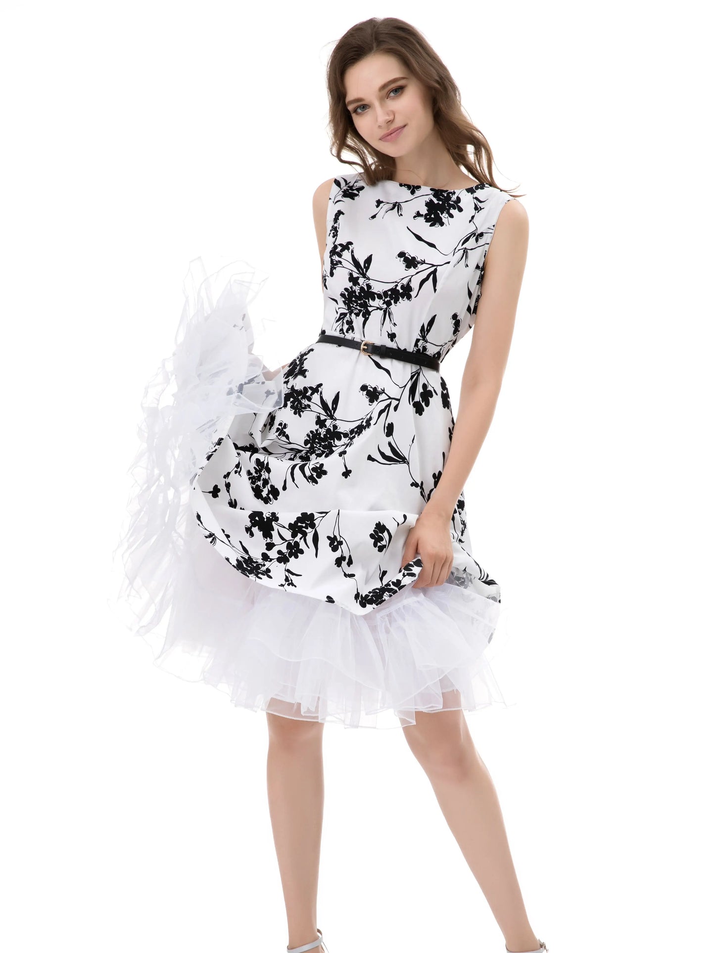Women's 50s Vintage Tulle Petticoat – Half Slip, Tutu Underskirt