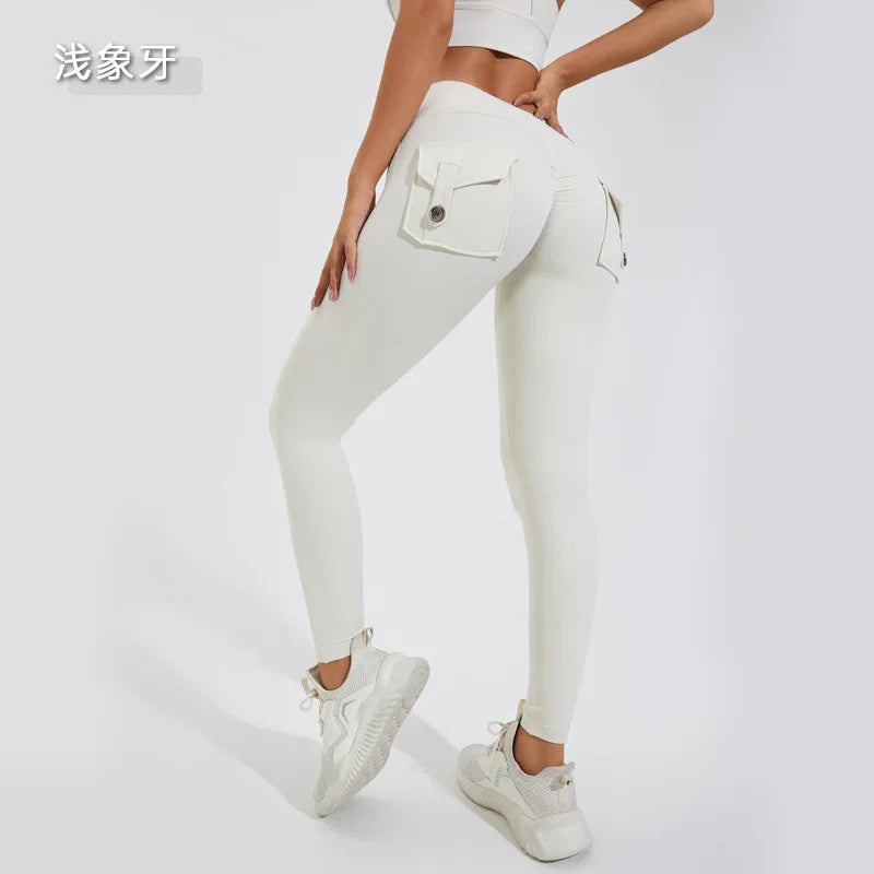 Smaller Gym Leggings – Scrunch Bum, High Waist, Yoga Pants, Shorts, Tights, Workout, Breathable, Naked Feeling, Elastic Fabric