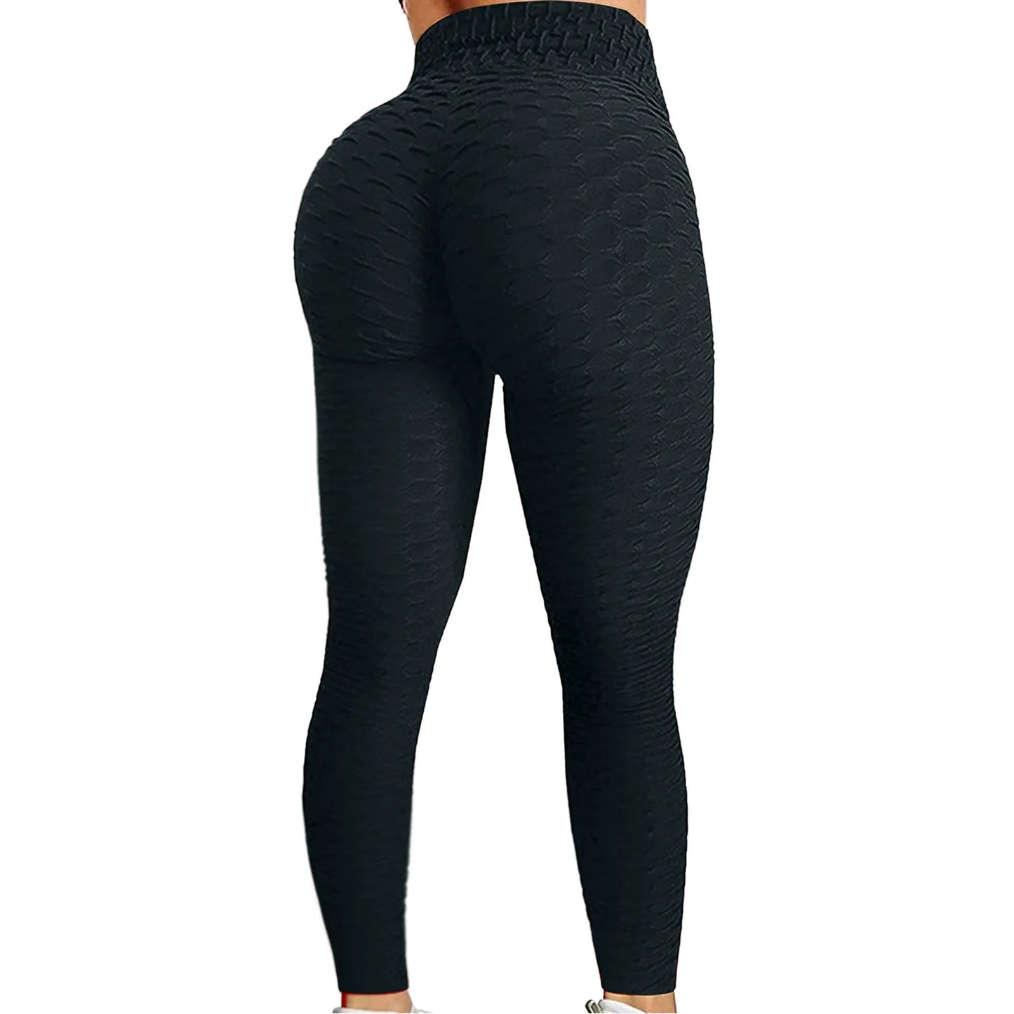 Women's Bubble Hip Lifting Pants – High Waist, Flared Design, Yoga, Fitness, Running, Gym, Sports, Dance Trousers