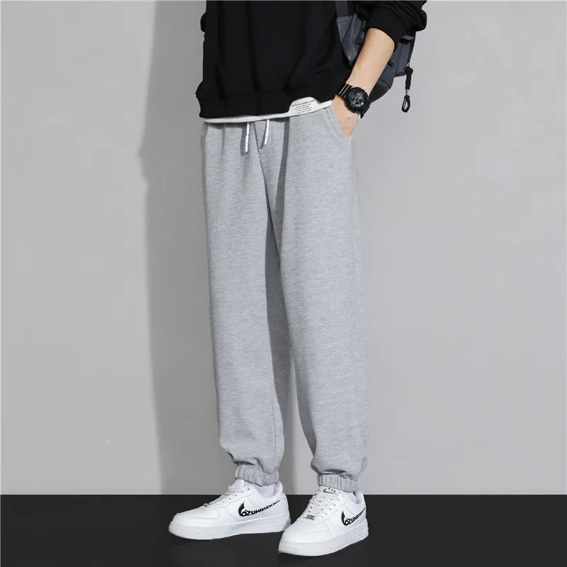 Trendy Solid Color Cargo Pants – Multi Flap Pockets, Loose Fit, Casual Outdoor and Workwear, Oversized Style