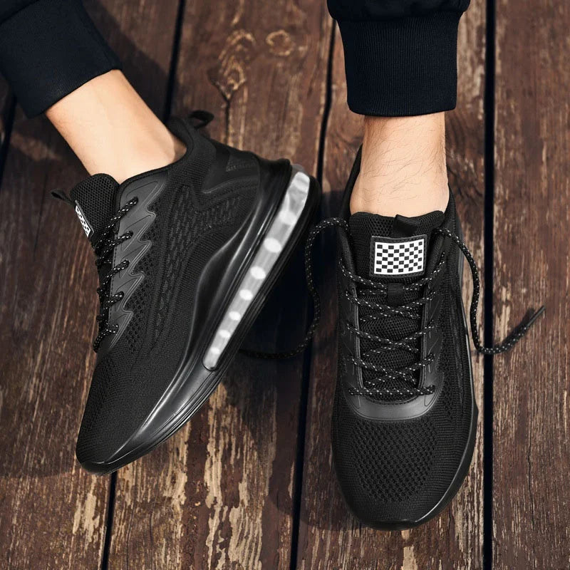 Men's Running Shoes – Soft-soled, Mesh, Breathable, Casual Sports, Coconut Trendy Shoes