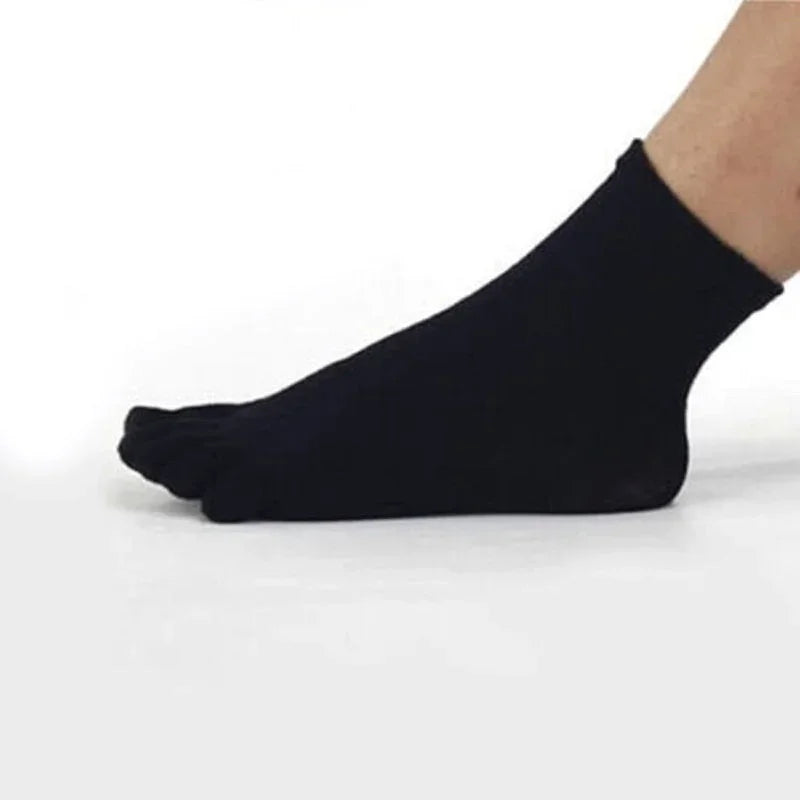 Men's and Women's Five Toe Socks – Ideal for Barefoot Running Shoes, Sports, 5 Finger Toe Design