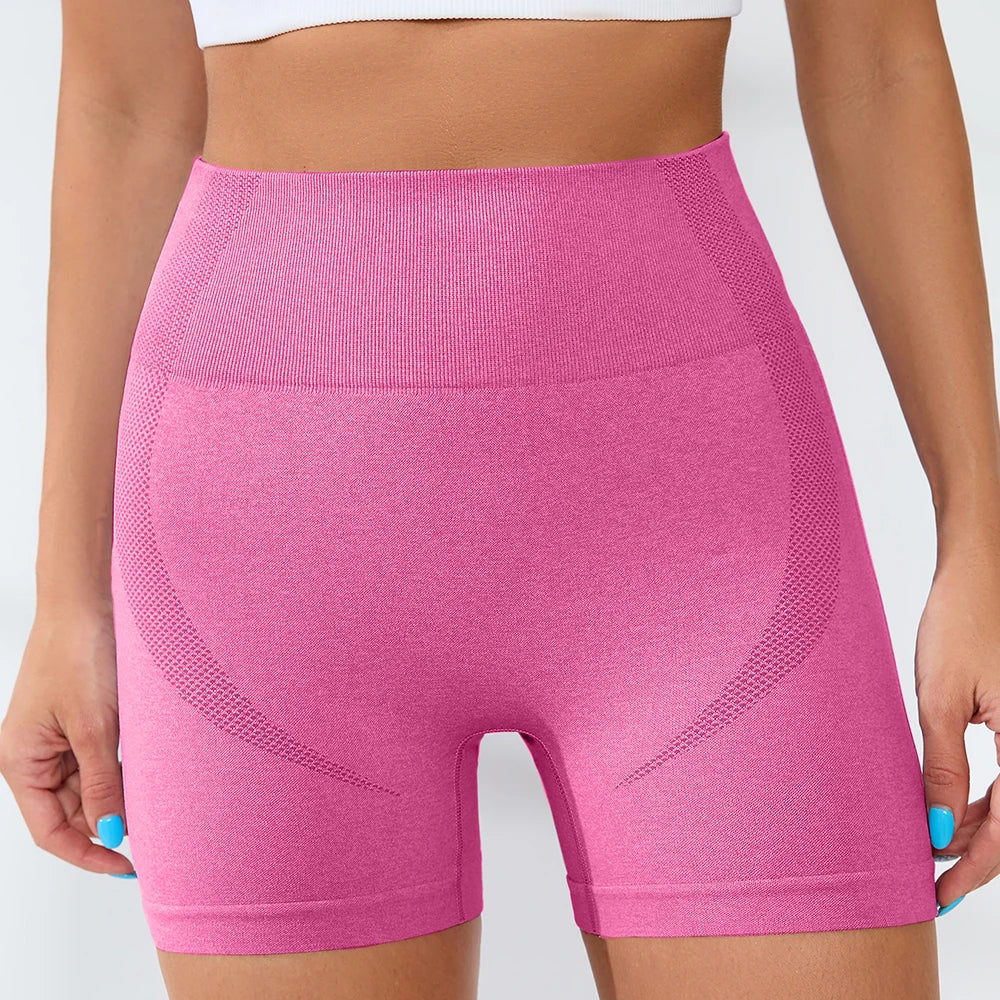 Women's High Waist Gym Shorts – Sporty, Printed, Workout, Vital Fitness, Yoga Shorts, Scrunch Butt, Leggings