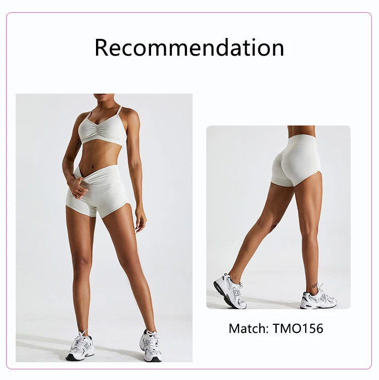 Sexy Scrunch Sports Bra – Gym Top for Women, Running Back Cross Top, Sportswear, Yoga Underwear, Fitness Workout Clothing