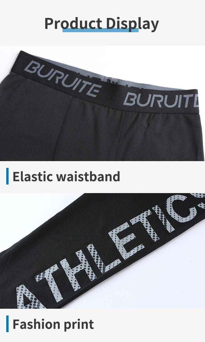 Warm Tight Leggings Men – Autumn and Winter Plush, High Stretch Compression, Fitness Training, Running Sports Suit, Autumn Trousers