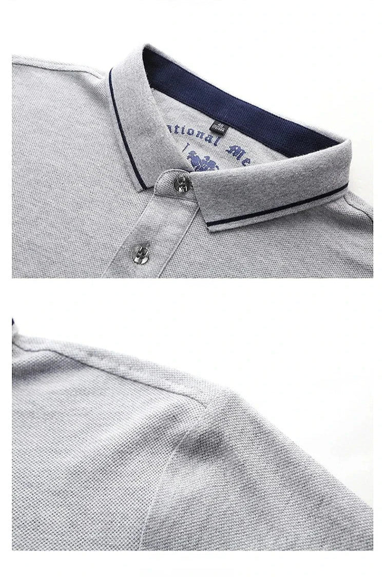 Men's Embroidered Polo Shirts – Short Sleeve Luxury Top With Lapel, Casual And Breathable, Lightweight T-Shirt For Men