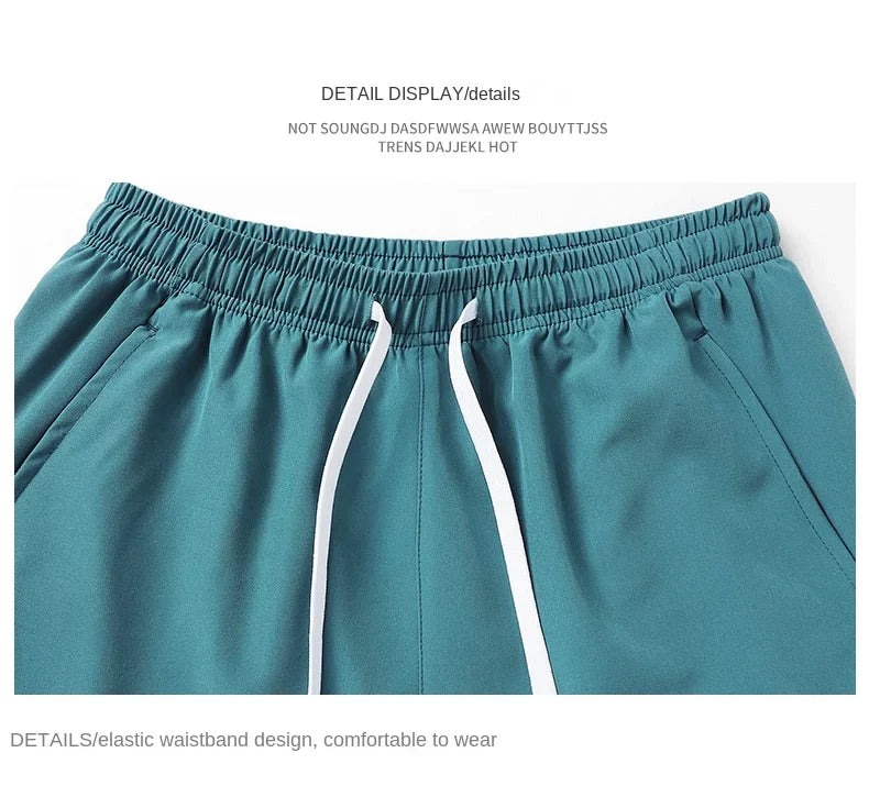Sports Shorts – Running Pants, Three-Piece Design, Men's and Women's Zippered Pockets, Couple's Summer Shorts