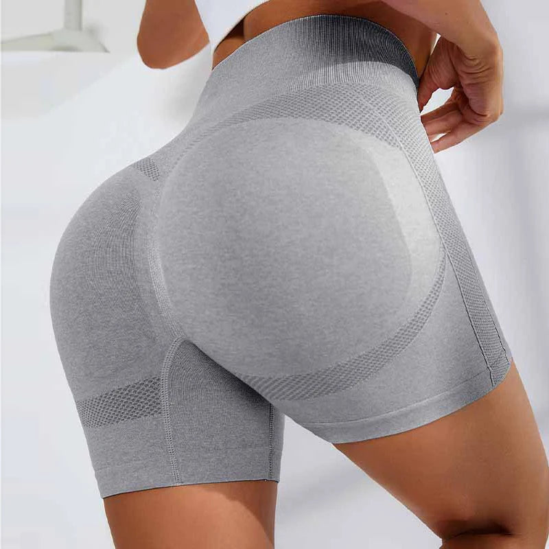 Women's High Waist Gym Shorts – Sporty, Printed, Workout, Vital Fitness, Yoga Shorts, Scrunch Butt, Leggings