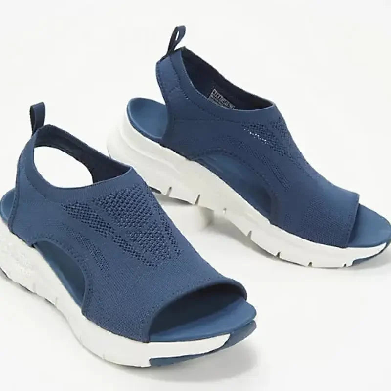 New Mesh Fish Platform Sandals - Women’s Open Toe Wedge Sandals, Light Casual Shoes, Zapatillas Mujer, Women’s Summer Shoes