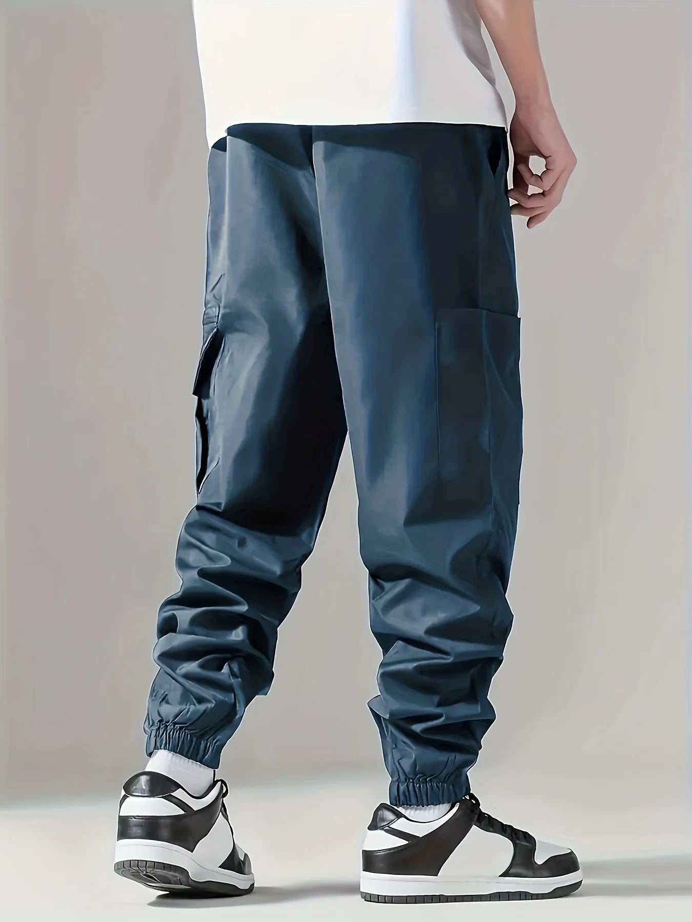 Men's Cargo Pants – Thin, Comfortable and Breathable, Outdoor Casual Wear, Suitable for Running and Cycling, Multi-Pocket Style