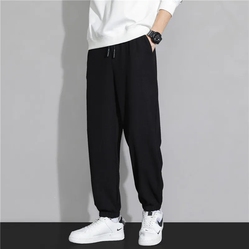 Trendy Solid Color Cargo Pants – Multi Flap Pockets, Loose Fit, Casual Outdoor and Workwear, Oversized Style