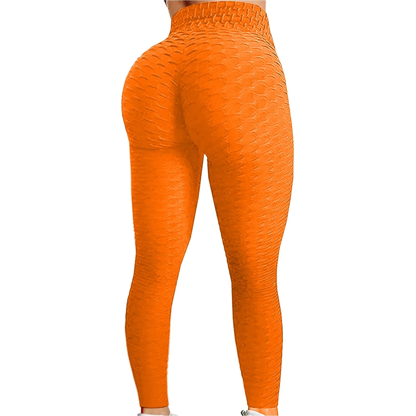 Women's Bubble Hip Lifting Pants – High Waist, Flared Design, Yoga, Fitness, Running, Gym, Sports, Dance Trousers
