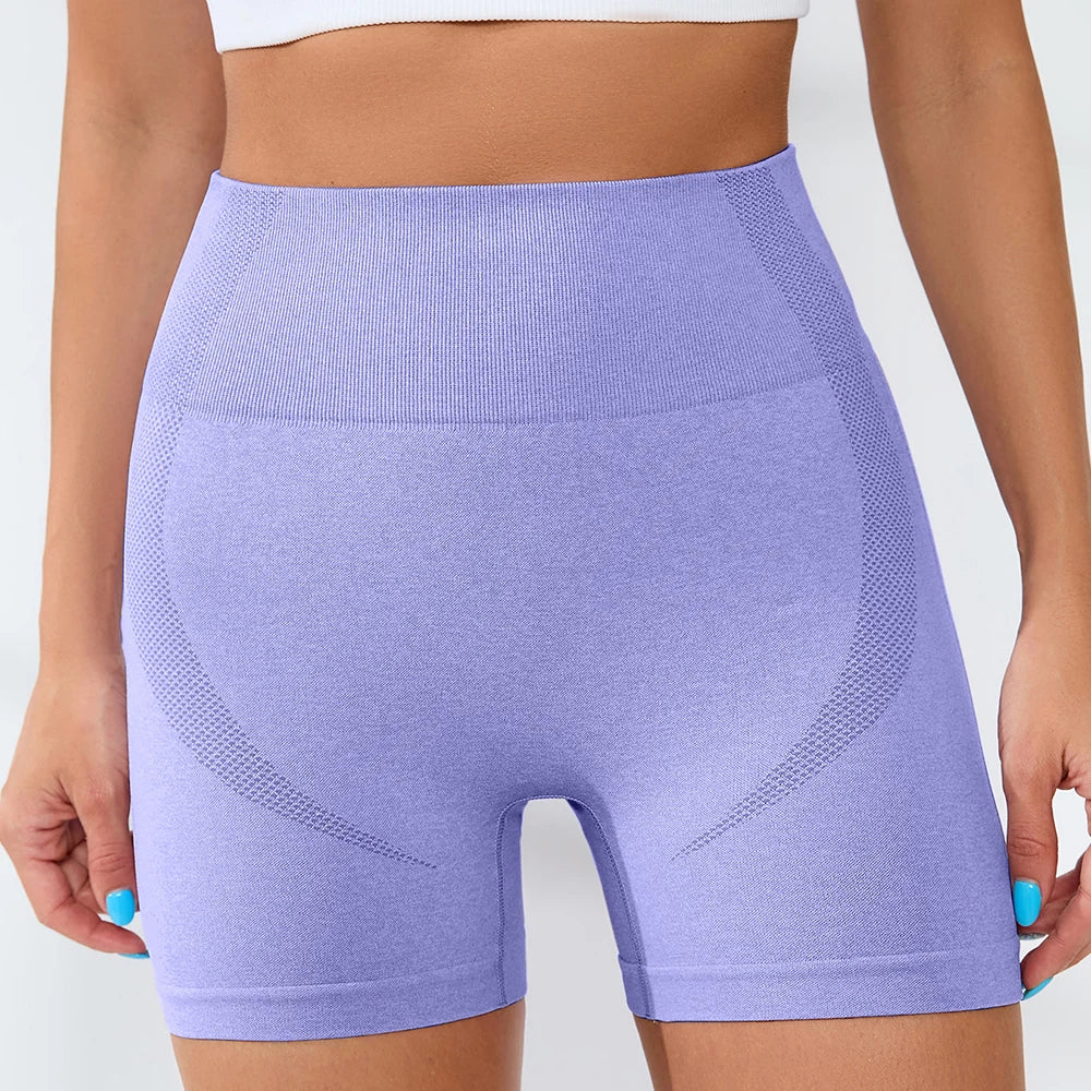Women's High Waist Gym Shorts – Sporty, Printed, Workout, Vital Fitness, Yoga Shorts, Scrunch Butt, Leggings