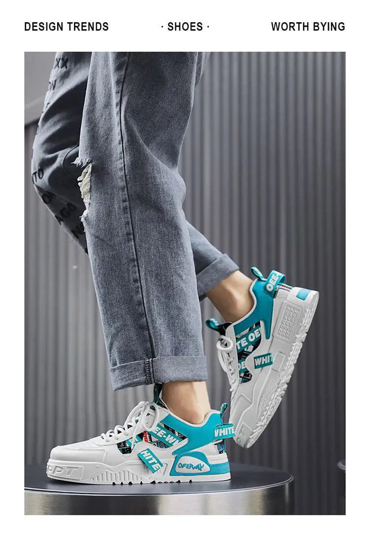 Luxury Men's Vulcanized Shoes – Summer Casual Sneaker, Outdoor Running Platform, Designer Skateboard Tenis