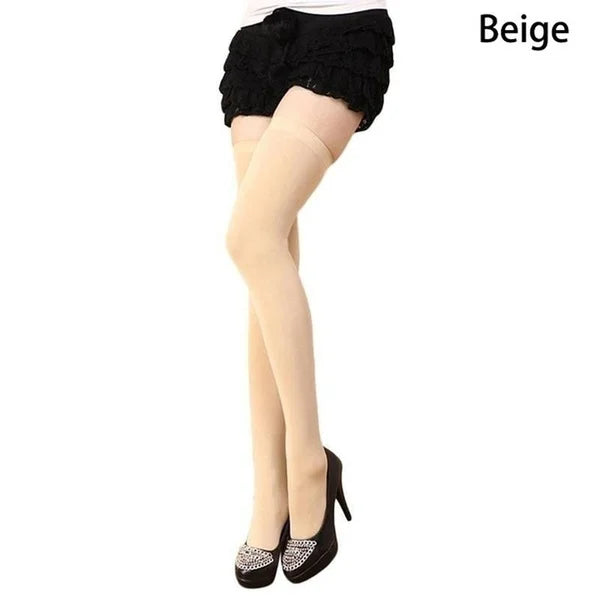 Sexy Solid Color Long Socks – Women Over Knee Thigh High Stockings, Lolita Ladies Girls Warm Knee Socks