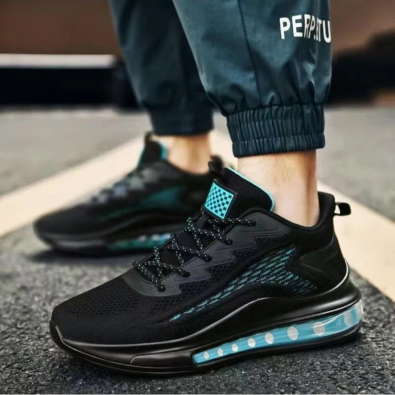 Men's Running Shoes – Soft-soled, Mesh, Breathable, Casual Sports, Coconut Trendy Shoes