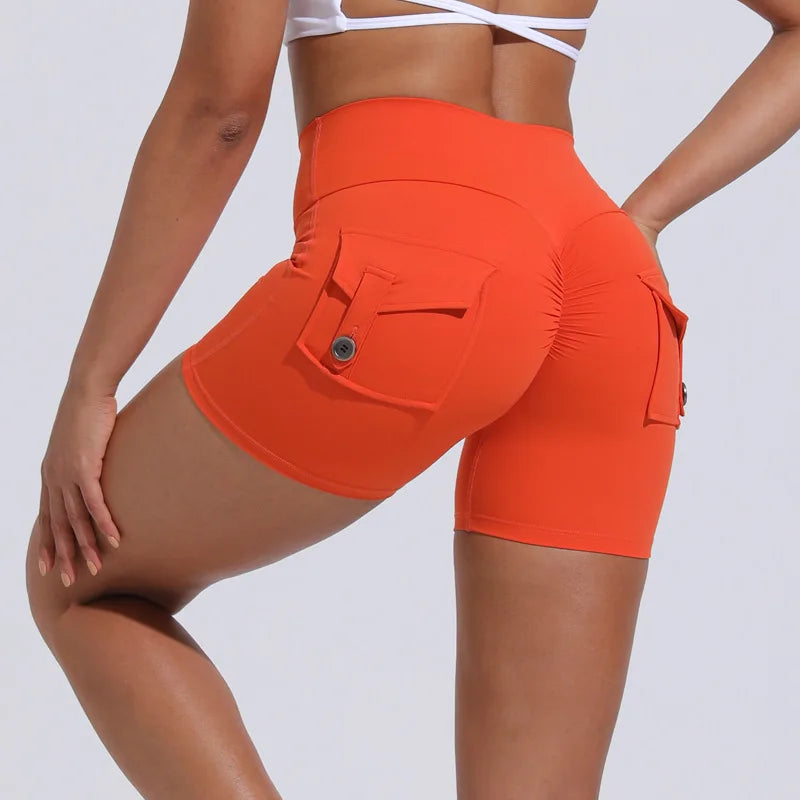 Smaller Gym Leggings – Scrunch Bum, High Waist, Yoga Pants, Shorts, Tights, Workout, Breathable, Naked Feeling, Elastic Fabric