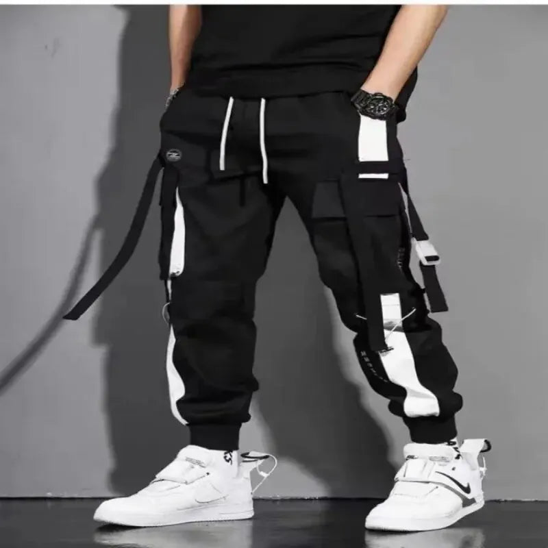 Oversized Sport Cargo Pants – Unisex Sweatpants, Korean Style, Y2K Vintage Workwear, Extra Large Size, Popular With Many Reviews
