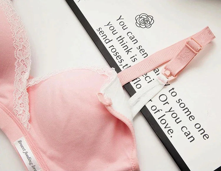High-Quality Plus Size Nursing Bra – Breathable Cotton Comfortable Brassiere for Women, Seamless Maternity Breastfeeding Bra