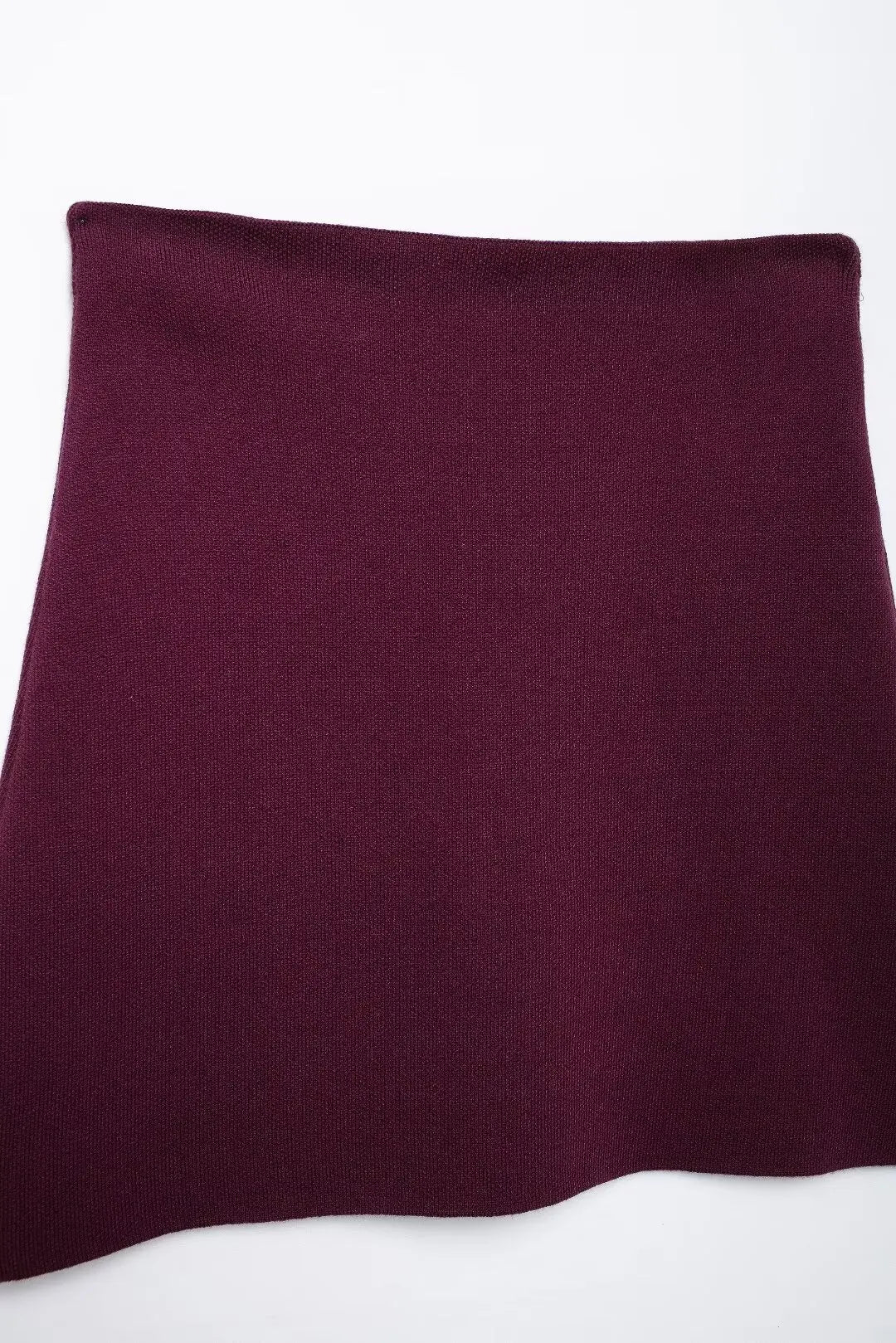 Elegant Knitted Cardigan – Burgundy Red, V-Neck, Slim Fit, Long Sleeve, Autumn Office Chic Outerwear