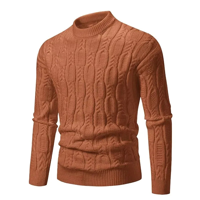 Mens Pullover Sweaters – Fashion Knit Sweater With A Lightweight Jumper Design, Autumn Mock Turtleneck, Perfect For Casual Streetwear