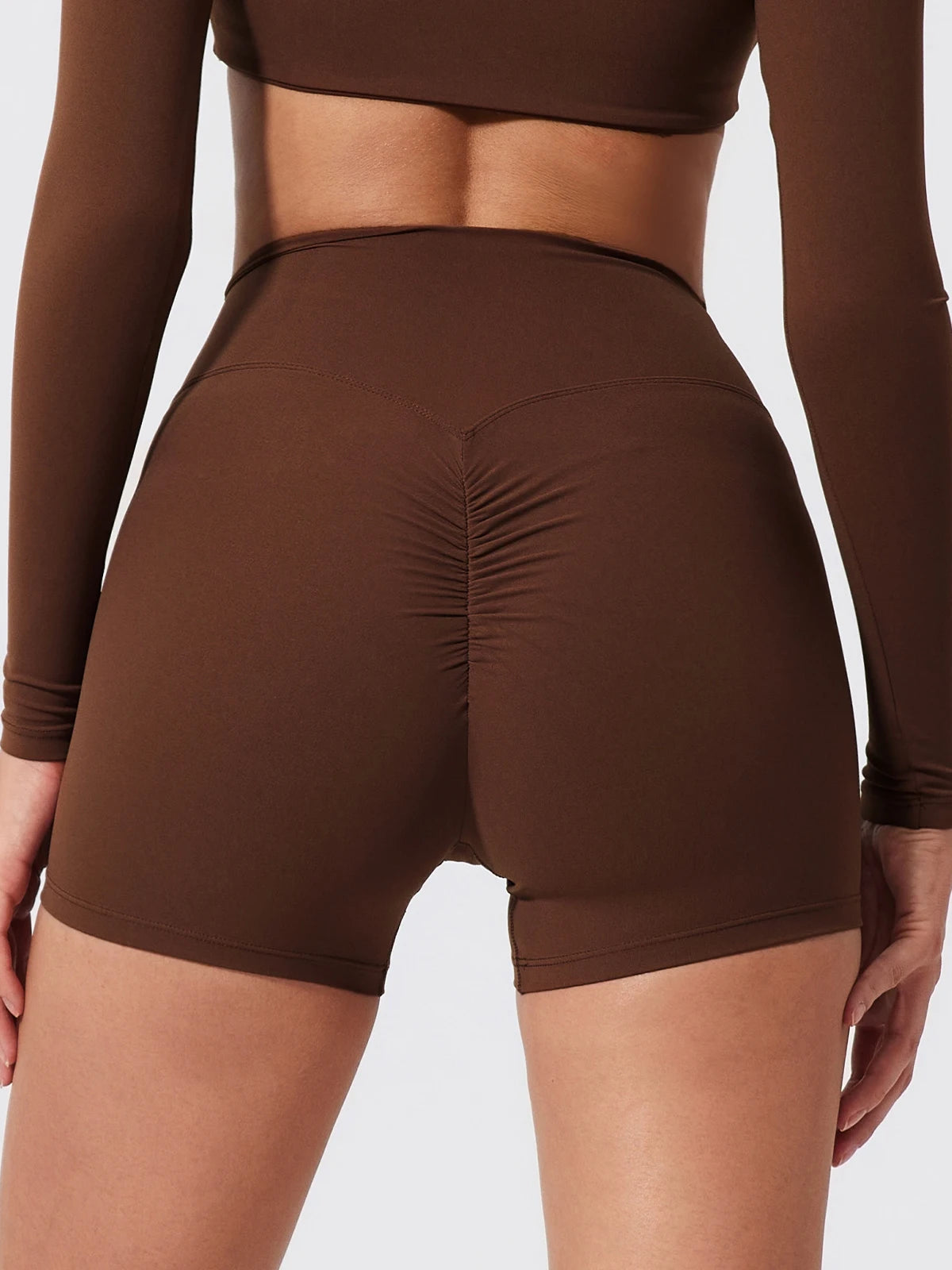 Elastic Scrunch Yoga Shorts – Push Up Gym Leggings, Cycling Workout Shorts, Quick-Dry High Waist Sports Shorts for Women