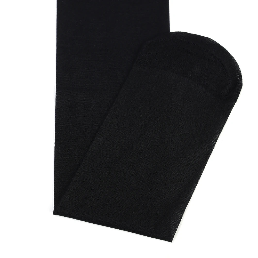 Woman Socks – Cute Black White Lolita Long Socks, Summer Thin Knee-High Socks, Fashion Cosplay Sexy Nylon Transparent Stockings