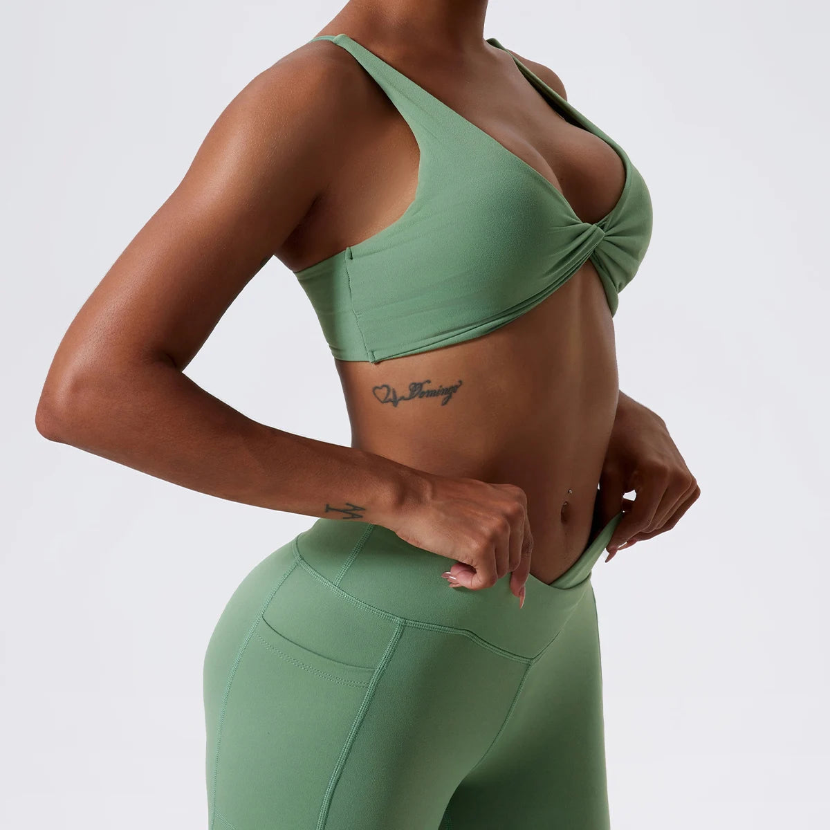 Sports Bra – Shockproof Push Up Gym Top, Quick-Dry Yoga Crop Top for Women