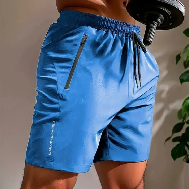 Men's Gym Shorts – Sport Running, Squat Fitness, Workout, Breathable, Quick-Drying, Drawstring, Summer Shorts