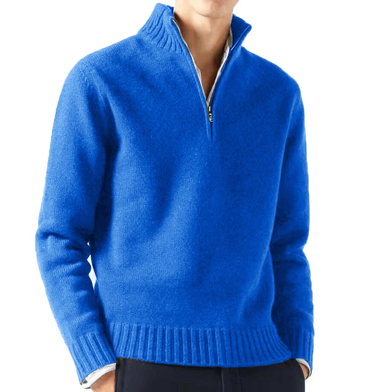 Men Turtlenecks Sweaters – Knitwear Pullovers Solid Color Long Sleeved Sweater Male Casual Daily Warm Coats