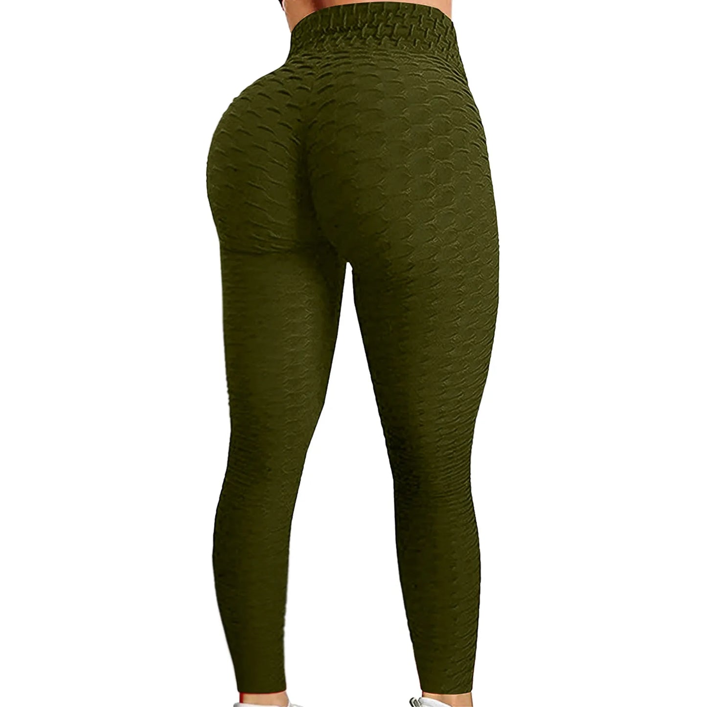 Women's Bubble Hip Lifting Pants – High Waist, Flared Design, Yoga, Fitness, Running, Gym, Sports, Dance Trousers
