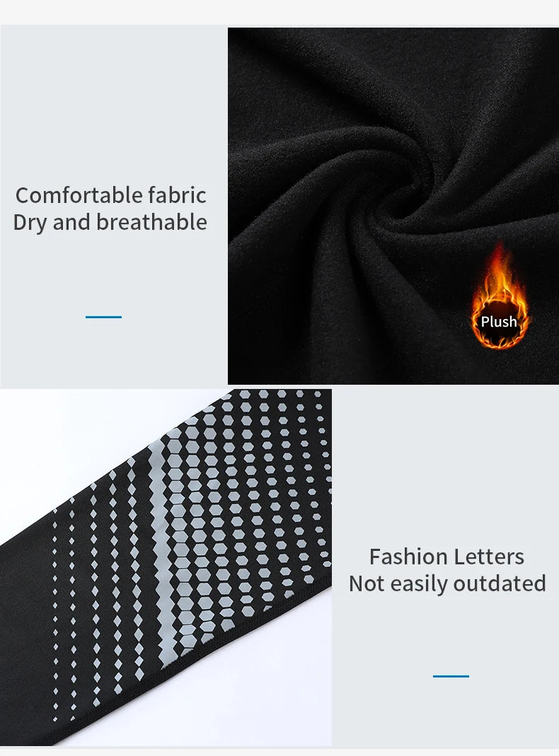 Warm Tight Leggings Men – Autumn and Winter Plush, High Stretch Compression, Fitness Training, Running Sports Suit, Autumn Trousers