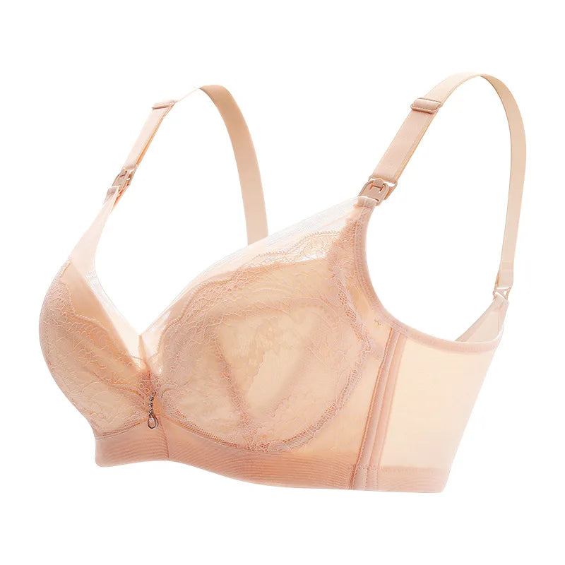 Ultra-Thin Breastfeeding Bra – Soft, Breathable, Anti-Sagging Maternity Underwear for Pregnant & Nursing Women