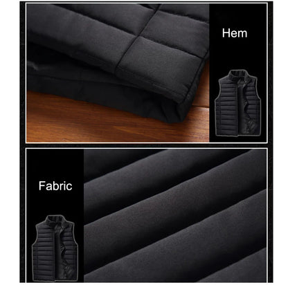 Men's Sleeveless Vest Jackets – Winter Fashion Cotton-Padded Coats, Stand Collar, Warm And Stylish Waistcoats