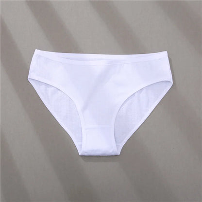 3PCS Cotton Jacquard Panties – Women's Underwear, Sexy Lingerie, Solid Color, Comfortable Briefs, Intimate Wear
