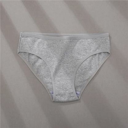 3PCS Cotton Jacquard Panties – Women's Underwear, Sexy Lingerie, Solid Color, Comfortable Briefs, Intimate Wear