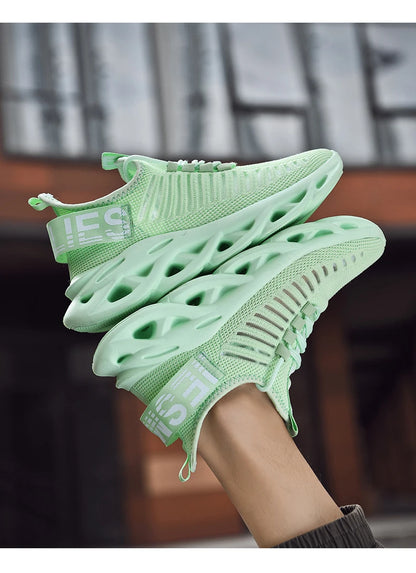 Comfortable Sneakers – Breathable Running Shoes for Women, Mesh Tennis Sports Shoes, Outdoor Air Walking, Casual Men’s Shoes