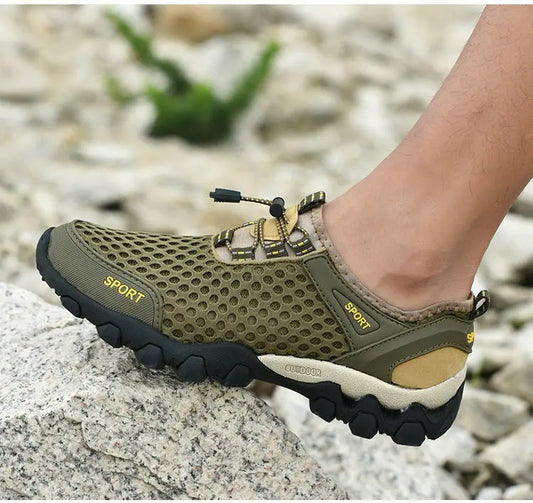 Multifunctional Casual Running Shoes – Lightweight and Fashionable Sports Shoes, Summer New Breathable and Comfortable Hiking Shoes for Men