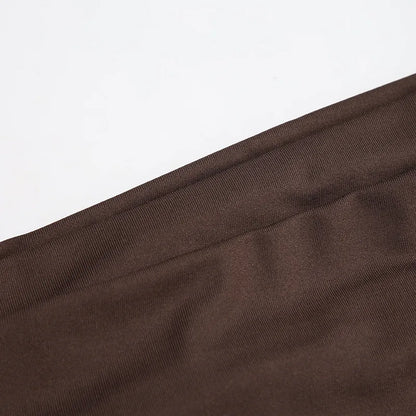 Women’s Tank Tops – Summer, Solid Color, Sexy, Backless, Streetwear, Casual, Slim Fit, Sleeveless, Camisole, Fashion Folds