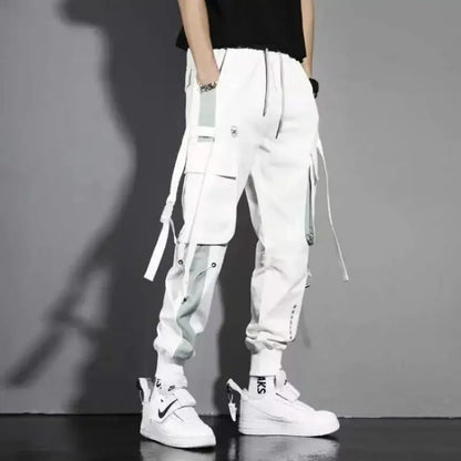 Oversized Sport Cargo Pants – Unisex Sweatpants, Korean Style, Y2K Vintage Workwear, Extra Large Size, Popular With Many Reviews